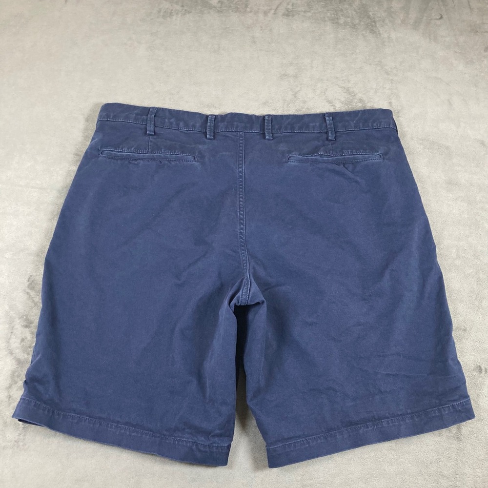 Gap Mens Essential Khaki 10 Inch Shorts Navy Blue Stretch Cotton Size 38 - Picture 4 of 5